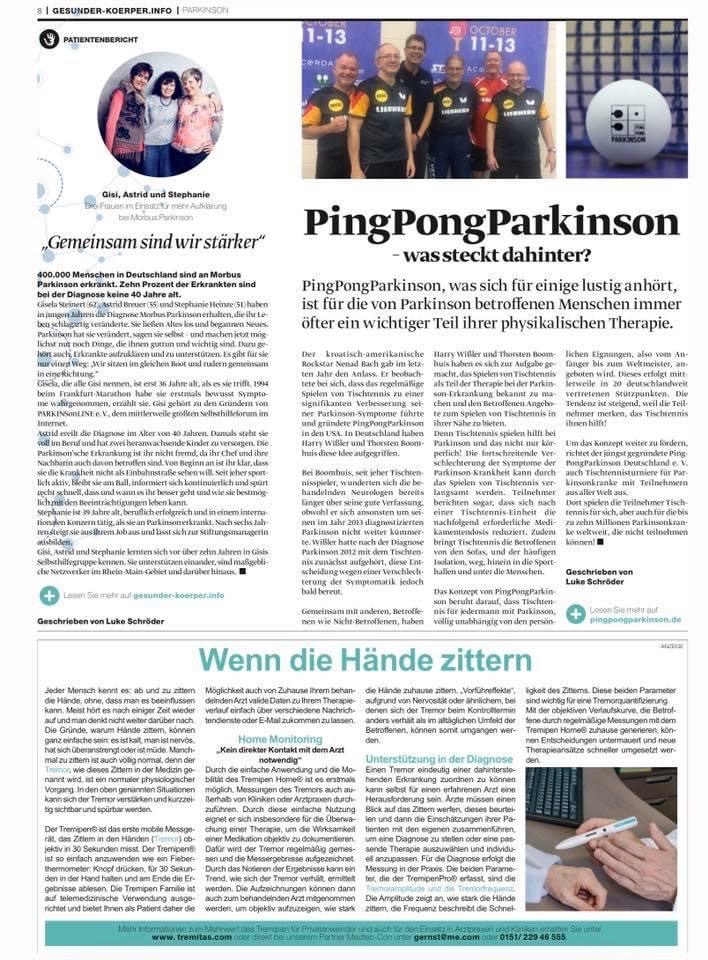PingPongParkinson – was steckt dahinter