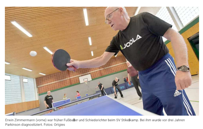 Ping Pong Parkinson ist Medizin ohne Rezept