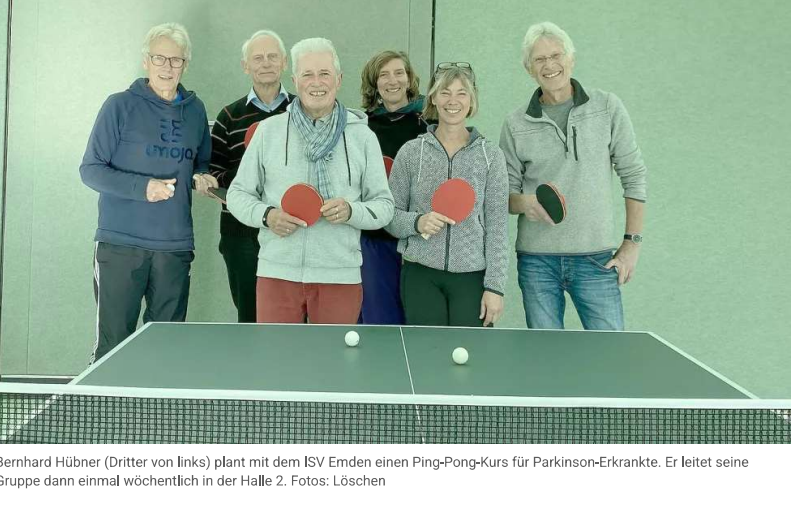 Ping-Pong gegen Parkinson