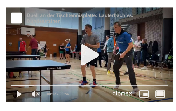 Tischtennis mit Karl Lauterbach: Niesigerin berichtet vom Benefizturnier im Bundestag