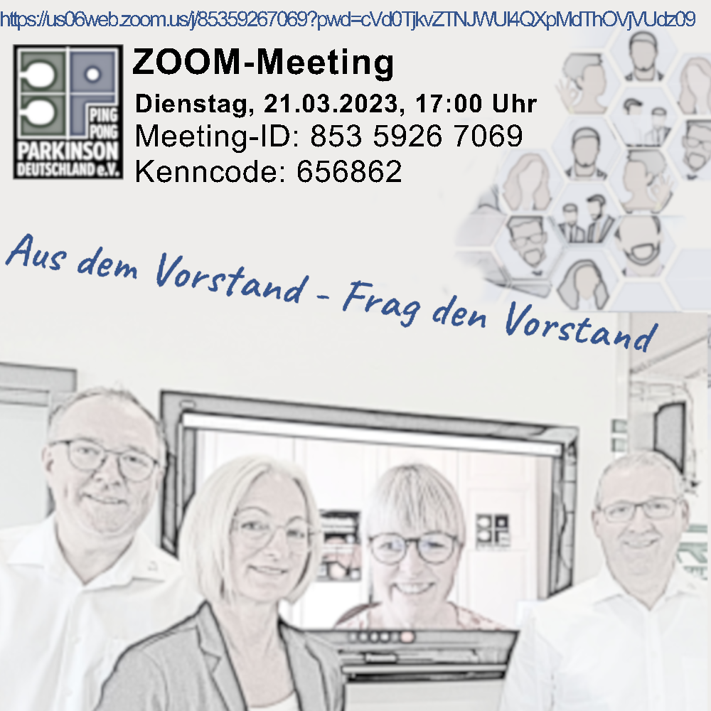 ZOOM-Meeting  Aus dem Vorstand – Frag den Vorstand