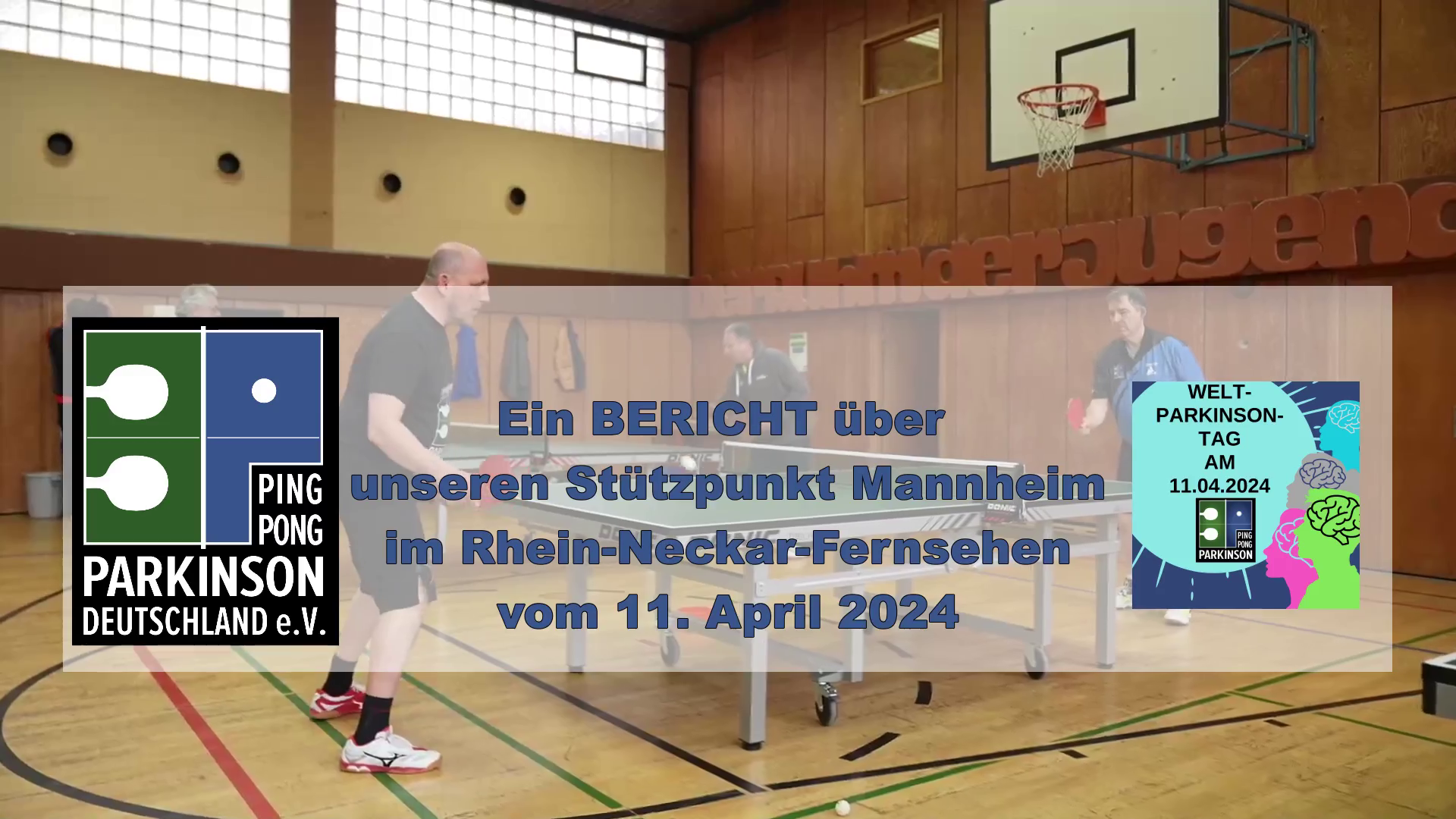 Ein BERICHT über unseren Stützpunkt Mannheim im Rhein-Neckar-Fernsehen vom 11. April 2024