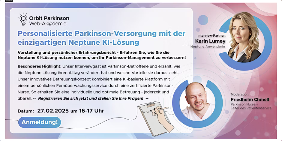 Personalisierte Parkinson-Versorgung mit der Neptune KI-Lösung